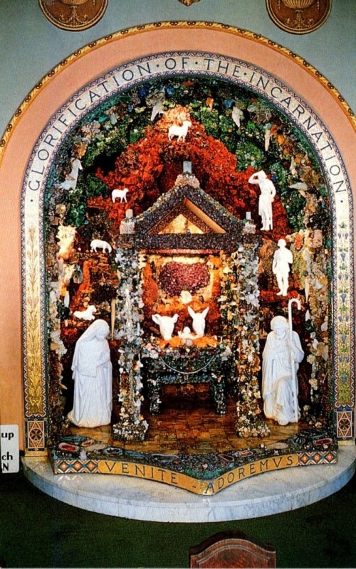 Iowa West Bend Grotto Of The Redemption Christmas Chapel In St Peter and Paul...