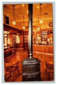 Vintage 1960's Postcard Disneyland Upjohn Woodburning Stove Anaheim California