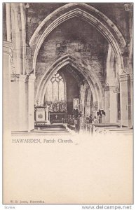 Interior, Parish Church, Hawarden, Wales, UK, 1900-1910s