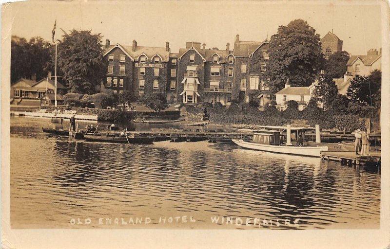 Lot311 old england hotel windermere real photo uk