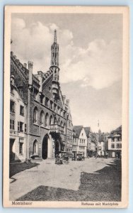 Montabaur Rathaus mit Marktplatz GERMANY Postcard