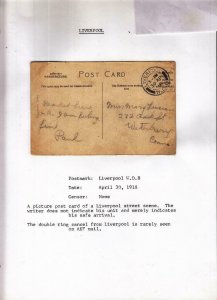 1918, AEF in BEF: PPC Used as a Safe Arrival Card, See Remark (M4088)