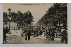 France - Paris. Magdalen Boulevard Street Scene