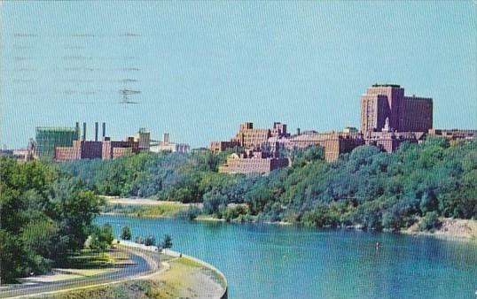 University Of Minnesota Overlooking The Mississippi River Minneapolis Minneso...