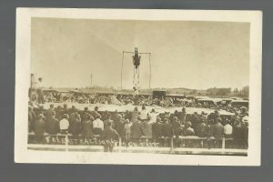 Rock Rapids IOWA RPPC 1910 ACROBATS Circus Carnival FAIR nr Sibley George