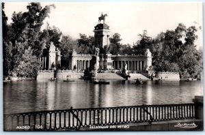 Postcard - Retreat Pond - Madrid, Spain