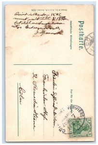 1907 Friedrich Wilhelm Square Aachen North Rhine-Westphalia Germany Postcard