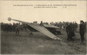 PC AVIATION, L'AÃROPLANE DE M. ESNAULT-PELLETERIE, Vintage Postcard (b38166)