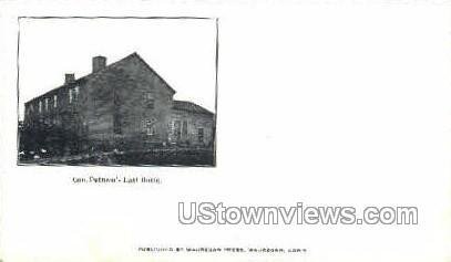 Gen. Putnam's Last Home - Wauregan, Connecticut CT