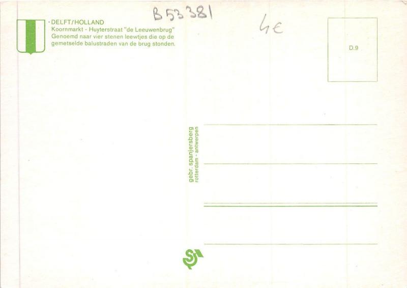 B53381 Delft Koornmarkt    netherlands
