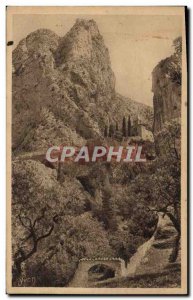 Postcard Old Moustiers Sainte Marie The chapel Notre Dame de Beauvoir or & # ...