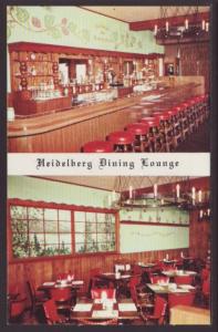 Heidelberg Dining Lounge Minneapolis MN Postcard 4419