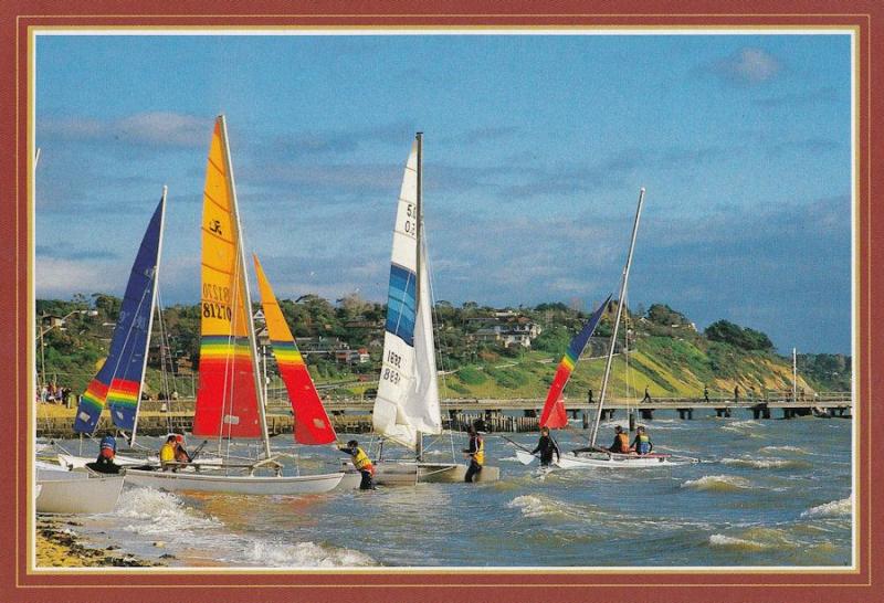 Frankston Australia Boat Race Large Postcard