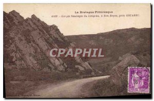 Old Postcard Brittany picturesque Gorges of the Wild has longeau Bon Repos ne...