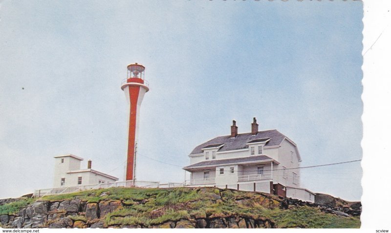 Lighthouse at Cape Forchu, Yarmouth,  Nova Scotia,  Canada,  40-60s