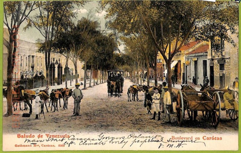 af2970 - VENEZUELA - VINTAGE POSTCARD - Caracas - 1903