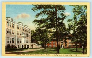 SHREVEPORT, Louisiana LA ~ Campus Scene CENTENERY COLLEGE Jackson Hall  Postcard