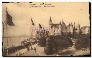 Old Postcard Museum of Antwerp Steen