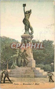 Postcard Old Paris Monument J Mace