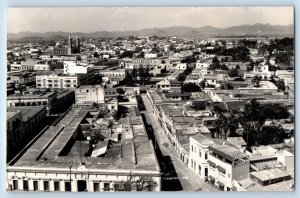 Mazatlan Sinaloa Mexico Postcard General View c1940's Vintage RPPC Photo