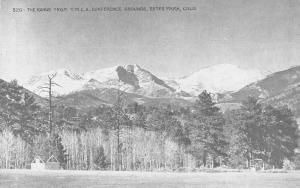 Estes Park Colorado YMCA Conference Grounds The Range Antique Postcard J78973