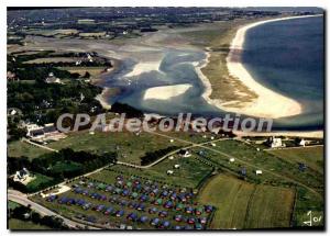 Postcard Modern Benodet Camping And The Lagoon From Letty