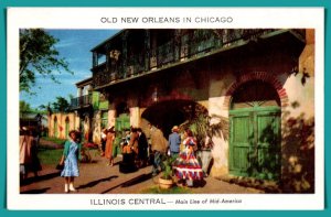 Illinois. Chicago - Railroad Fair - Old New Orleans Exhibit - [IL-340]