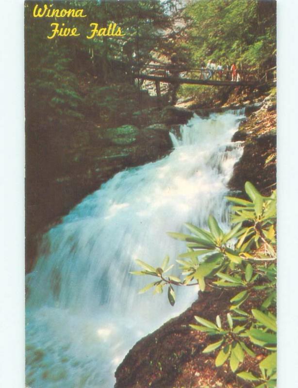 Pre-1980 WATERFALL Bushkill - Near Montague & Stroudsburg & Scranton PA E4274