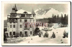 Old Postcard Vysoke Tatry v Zime