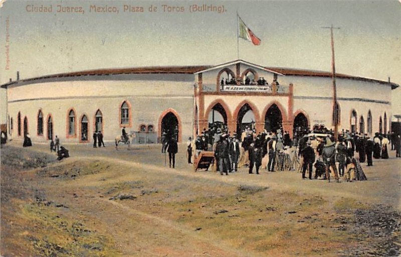 Ciudad Juarez, Mexico, Plaza de Toros, ( Bull Ring) Bullfighting 1907 