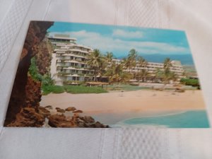 Sheraton Maui on Beautiful Kaanapali Beach Hawaii Postcard Curt Teich 9DK-1299