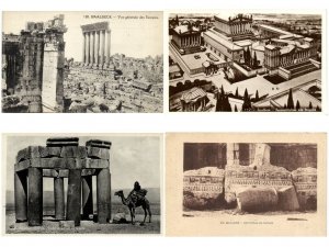 BAALBECK LEBANON 44 Vintage Postcards pre-1950 (L5839)