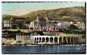 Old Postcard The Principality Of Monaco Monte Carlo Casino saw the Sea