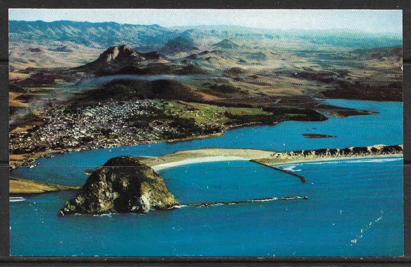 California - Aerial View Of Morro Rock & Morro Bay - [CA-013]