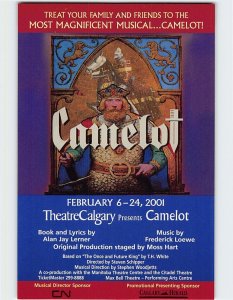 Postcard Camelot Theatre Calgary Canada