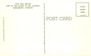 Pulp Mill Covered Bridge near Middlebury VT, Vermont
