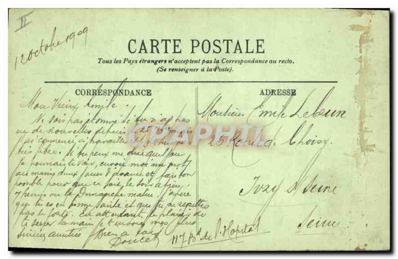 Postcard The Old Paris Sacre Coeur Funicular