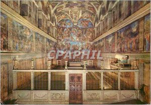 Postcard Modern Citta del Vaticano Sistine Chapel