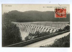 190815 FRANCE RENAISON Le Barrage de la Tache DAM Vintage RPPC