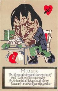 Miser Vinegar Valentine Unused 
