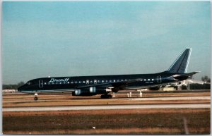 Airplane Braniff International McDonnell Douglas DC-8-62 Fleet Postcard