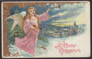 A Merry Christmas,Angel Blowing Horn,Scene