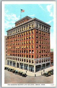 Omaha Nebraska 1920-30s Postcard The Bankers Reserve Life Building