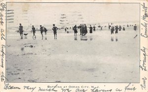 Bathing Scene Ocean City, New Jersey NJ