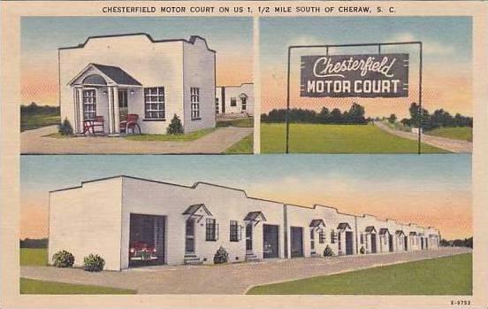 South Carolina Cheraw Chesterfield Motor Court