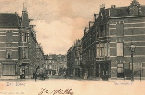 Netherlands Den Haag The Hague Reinkenstraat Vintage Postcard 03.74