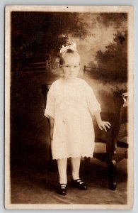 RPPC Dillsburg PA Cute Pauline Kilmer Leonard & Poling Columbia TN Postcard I24