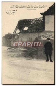 Old Postcard View Brasserie Nieucapelle d & # 39A brewery bombed Army