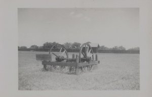 ABERCROMBIE STATE PARK NORTH DAKOTA~OLD FARM MACHINERY~PHOTO POSTCARD