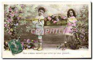 Old Postcard Fantasy Children